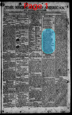 Page thumbnail for The Rhode Island American, And General Advertiser