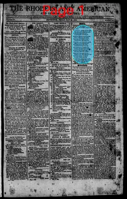 Page thumbnail for The Rhode Island American, And General Advertiser
