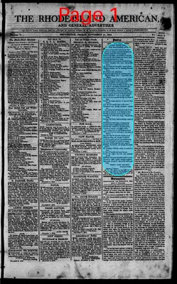 Page thumbnail for The Rhode Island American, And General Advertiser
