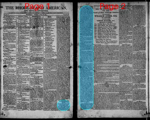 Page thumbnail for The Rhode Island American, And General Advertiser