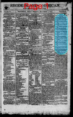 Page thumbnail for The Rhode Island American, And General Advertiser