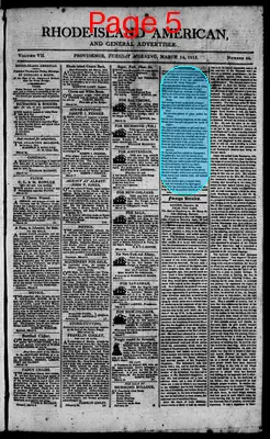 Page thumbnail for The Rhode Island American, And General Advertiser
