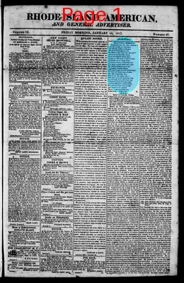 Page thumbnail for The Rhode Island American, And General Advertiser