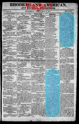 Page thumbnail for The Rhode Island American, And General Advertiser