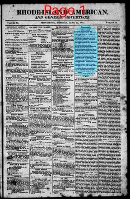 Page thumbnail for The Rhode Island American, And General Advertiser