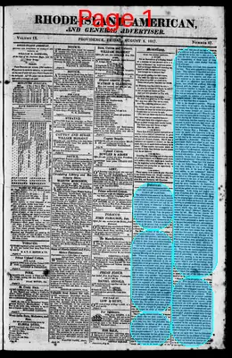 Page thumbnail for The Rhode Island American, And General Advertiser