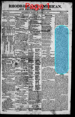 Page thumbnail for The Rhode Island American, And General Advertiser