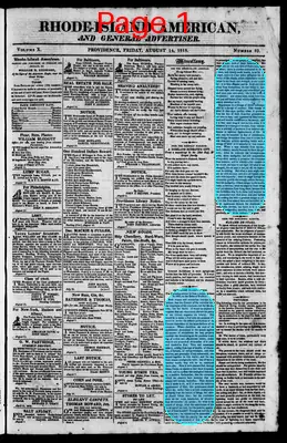 Page thumbnail for The Rhode Island American, And General Advertiser