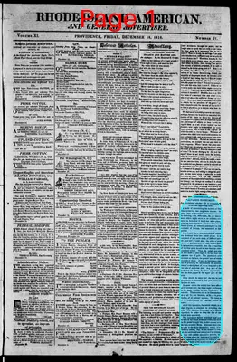 Page thumbnail for The Rhode Island American, And General Advertiser