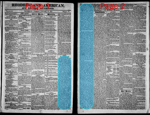 Page thumbnail for The Rhode Island American, And General Advertiser