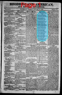 Page thumbnail for The Rhode Island American, And General Advertiser