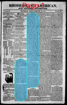 Page thumbnail for The Rhode Island American, And General Advertiser