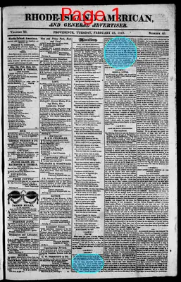 Page thumbnail for The Rhode Island American, And General Advertiser