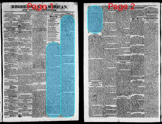 Page thumbnail for The Rhode Island American, And General Advertiser