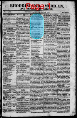 Page thumbnail for The Rhode Island American, And General Advertiser