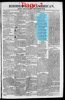 Page thumbnail for The Rhode Island American, And General Advertiser