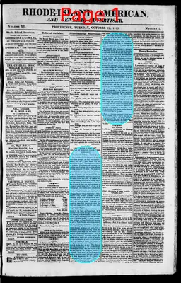 Page thumbnail for The Rhode Island American, And General Advertiser