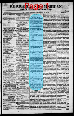 Page thumbnail for The Rhode Island American, And General Advertiser