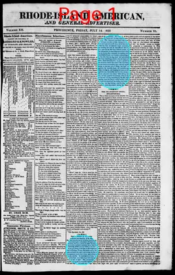 Page thumbnail for The Rhode Island American, And General Advertiser
