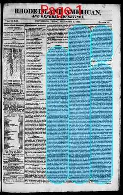 Page thumbnail for The Rhode Island American, And General Advertiser