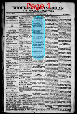 Page thumbnail for The Rhode Island American, And General Advertiser