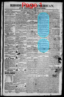 Page thumbnail for The Rhode Island American, And General Advertiser