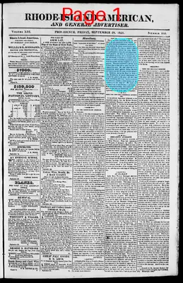 Page thumbnail for The Rhode Island American, And General Advertiser