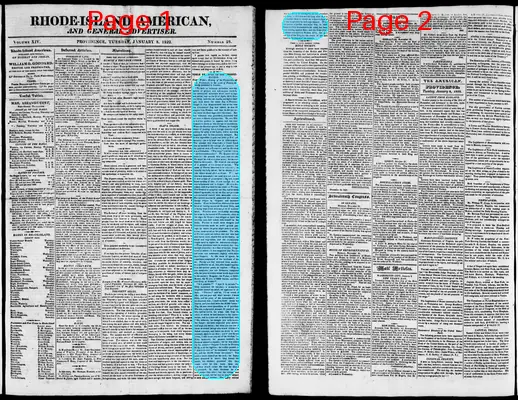 Page thumbnail for The Rhode Island American, And General Advertiser