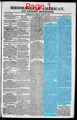 Page thumbnail for The Rhode Island American, And General Advertiser