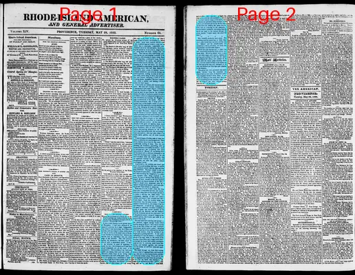 Page thumbnail for The Rhode Island American, And General Advertiser