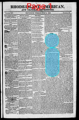 Page thumbnail for The Rhode Island American, And General Advertiser