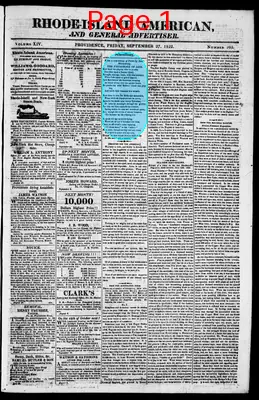 Page thumbnail for The Rhode Island American, And General Advertiser