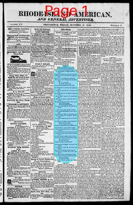 Page thumbnail for The Rhode Island American, And General Advertiser