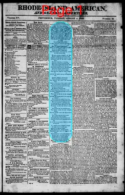 Page thumbnail for The Rhode Island American, And General Advertiser