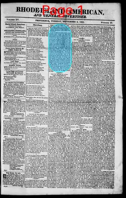 Page thumbnail for The Rhode Island American, And General Advertiser