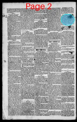 Page thumbnail for The Rhode Island American, And General Advertiser