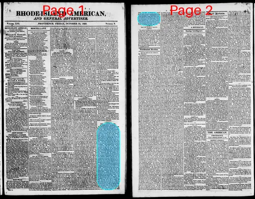 Page thumbnail for The Rhode Island American, And General Advertiser
