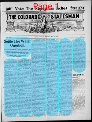 Page thumbnail for The Colorado Statesman