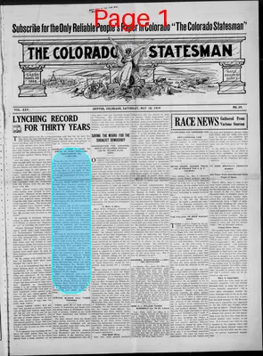 Page thumbnail for The Colorado Statesman