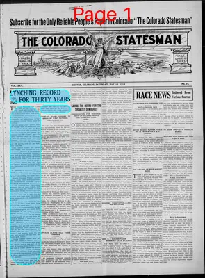 Page thumbnail for The Colorado Statesman