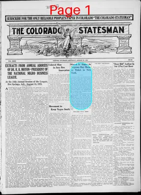 Page thumbnail for The Colorado Statesman
