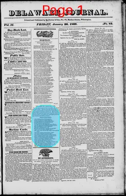 Page thumbnail for Delaware Journal