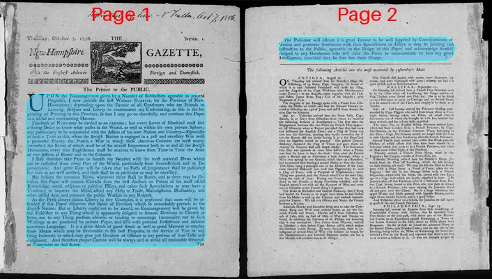 Page thumbnail for The New Hampshire Gazette