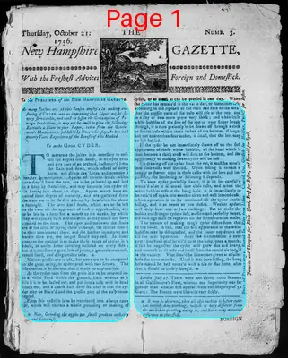 Page thumbnail for The New Hampshire Gazette