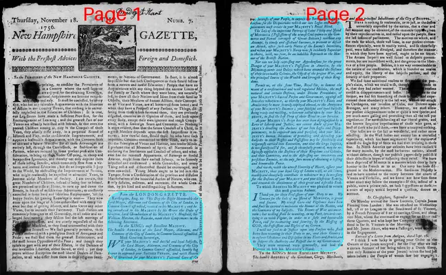 Page thumbnail for The New Hampshire Gazette