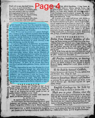 Page thumbnail for The New Hampshire Gazette