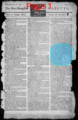 Page thumbnail for The New Hampshire Gazette