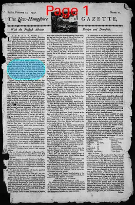 Page thumbnail for The New Hampshire Gazette