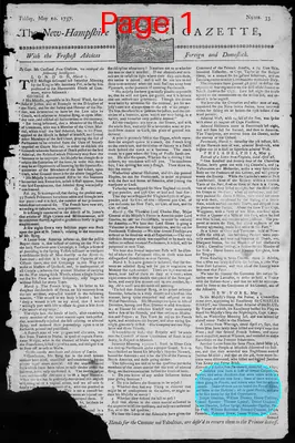 Page thumbnail for The New Hampshire Gazette