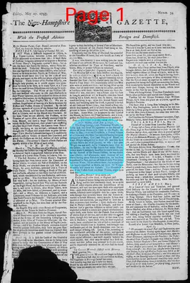Page thumbnail for The New Hampshire Gazette